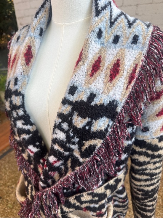 Anthropologie Paloma Fringe Cardigan Size M - Picture 12 of 15